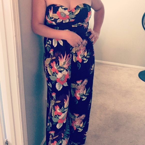 target floral jumpsuit